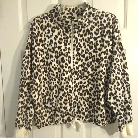old navy leopard sweater